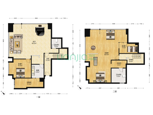 朗御 3室1厅2卫 184平方
