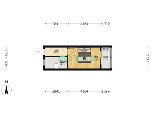 南海东街北二巷6号 1室0厅1卫 29平方