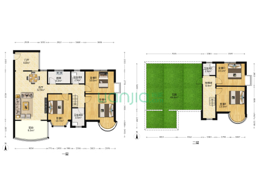 尚都诗书东苑 5室1厅3卫 150平方