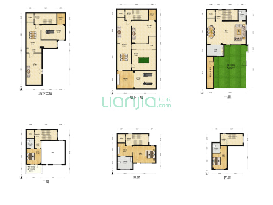 龙湖·云河玉陛 3室1厅4卫 490平方