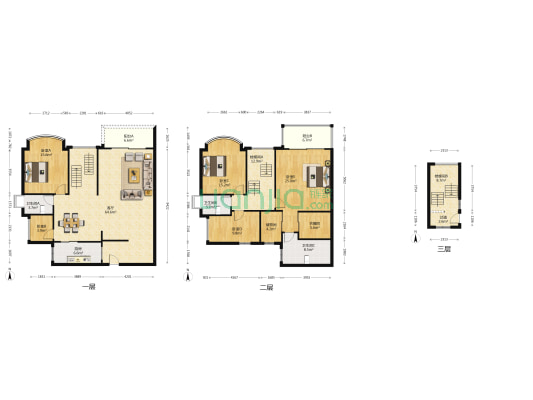 都市兰亭花园 5室1厅3卫 222平方
