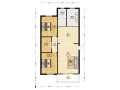 配套设施齐全，交通便利，生活住家都方便-安庆皖宁公寓户型图