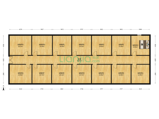 吴中商贸城5区 1室0厅0卫 302平方