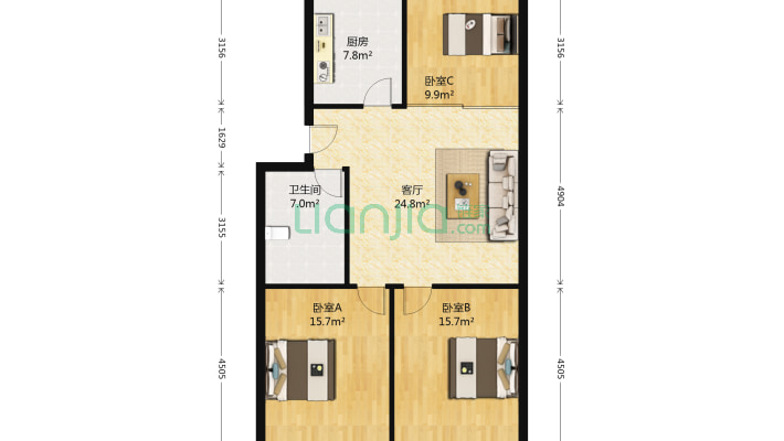 鑫园小区二手房实景图