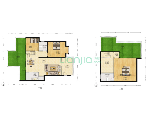 上东阳光一期 3室1厅2卫 100平方
