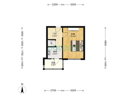 达道街 1室0厅1卫 35平方