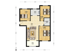 K2狮子城北区 6室2厅 南 北-涿州K2狮子城北区户型图