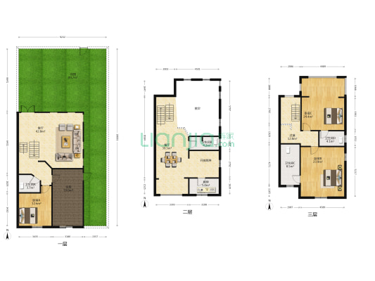 玛斯兰德香橙街区 3室2厅4卫 282平方