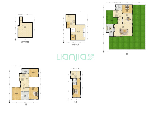 阿卡迪亚三区 3室2厅5卫 350平方
