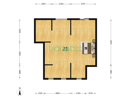 金禧家园 1室0厅0卫 72平方
