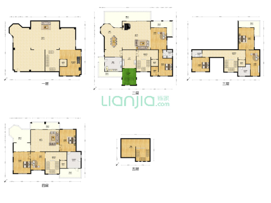润恒御园 9室4厅4卫 641平方