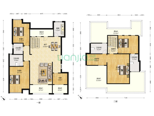 昂世半山观邸 5室2厅4卫 226平方