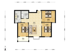 万悦城，次顶层，采光好，视野好，26年4月满二。-涿州惠友万悦城(涿州)户型图