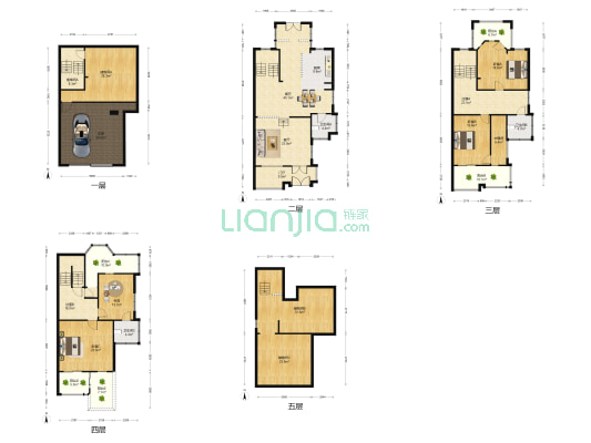 万盛家园 4室2厅3卫 366平方