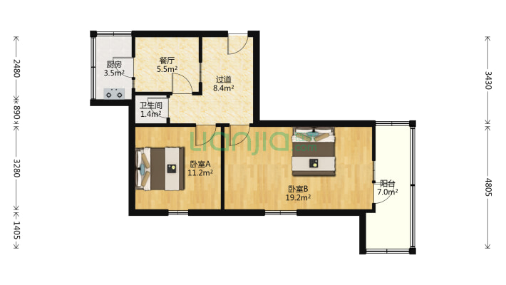 建材局宿舍(建材总厂小区)二手房实景图