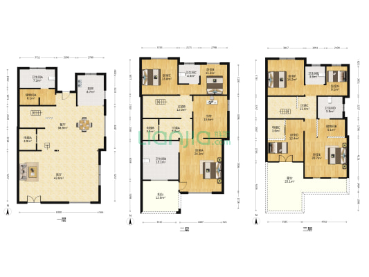 恒大·颐东华庭 8室2厅5卫 338平方