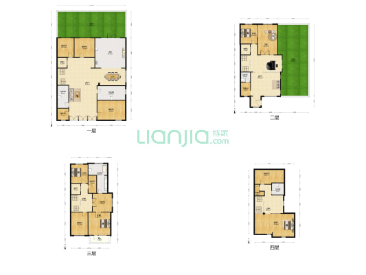 亿达春田留庄 5室2厅5卫 213平方
