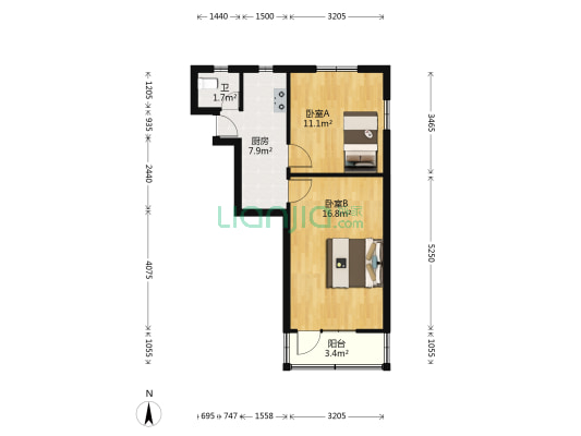 奎照路275弄 2室0厅1卫 50平方