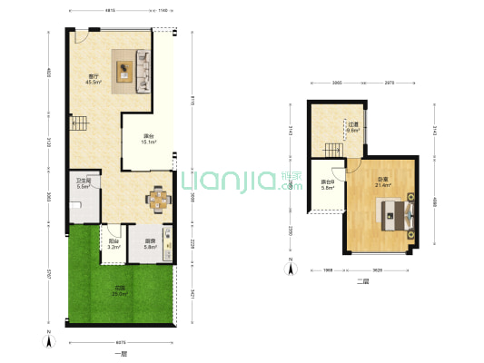 远洋公园原香 1室1厅1卫 142平方