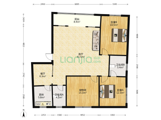 胜利路51号 2室2厅2卫 0平方