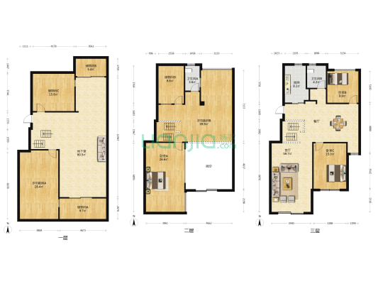 悦澜山 5室1厅2卫 299平方