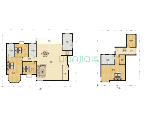 康裕苑 5室1厅3卫 324平方