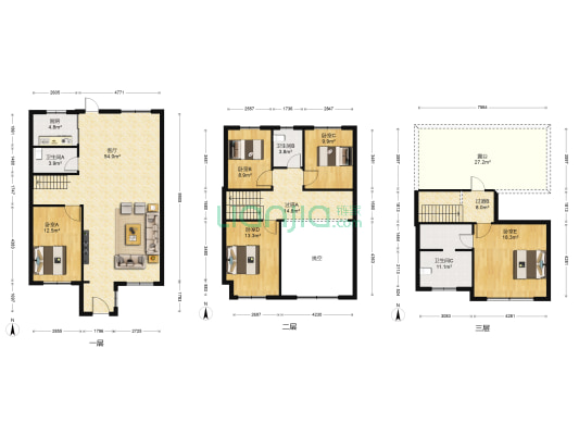 御琴轩 5室1厅3卫 184平方