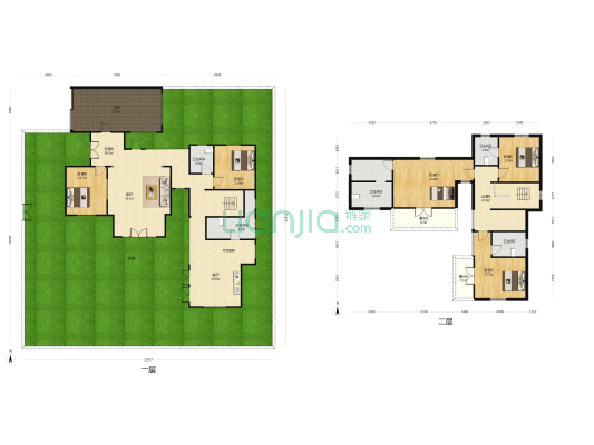 西山恬园 5室2厅5卫 304平方