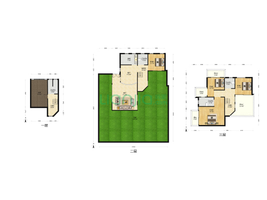 置信牧山丽景一期 4室2厅4卫 231平方