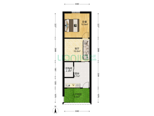 凤西路 1室1厅1卫 30平方