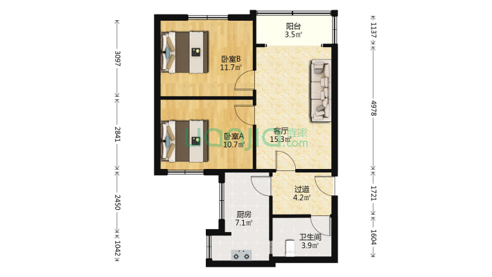 颐乐园小区二手房实景图