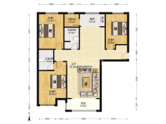 高品质生活需要高品质的房屋 值得拥有的好房子-涿州金品时代户型图