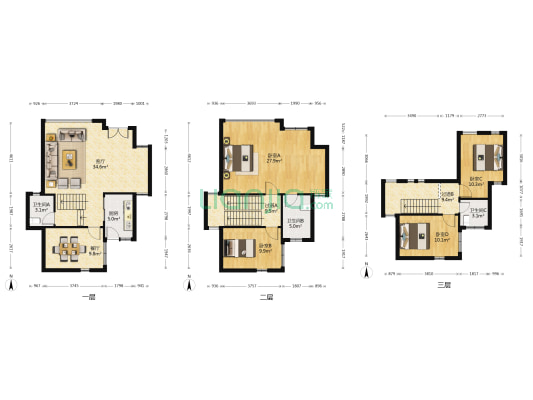 碧桂园凤凰城凤翠苑 4室2厅3卫 178平方