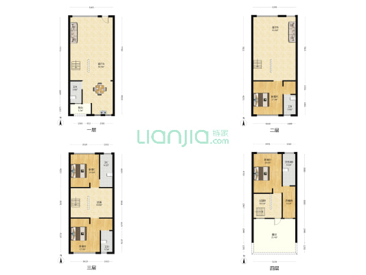 冠星十七墅 4室2厅5卫 290平方