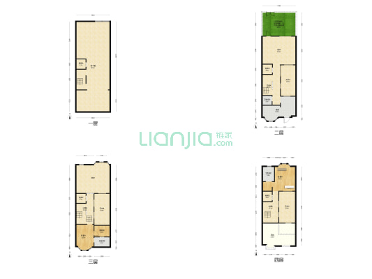 创佳半山御府 2室1厅3卫 190平方