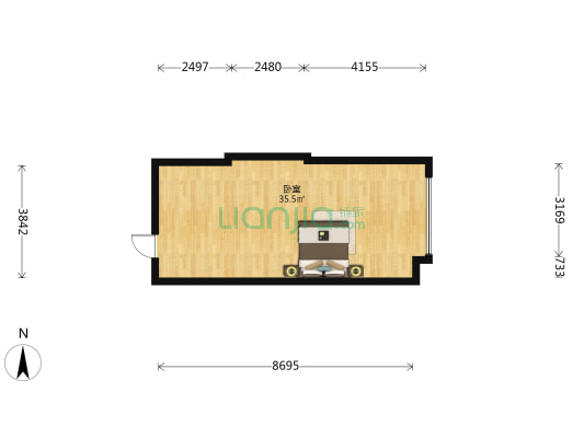 绿地滇池国际健康城长滩 1室0厅0卫 52平方