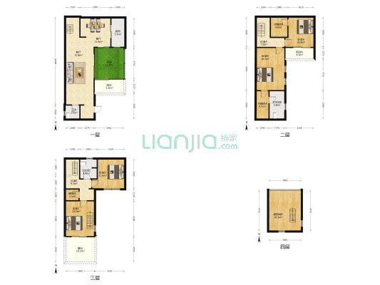 万科桂语里 4室2厅3卫 148平方