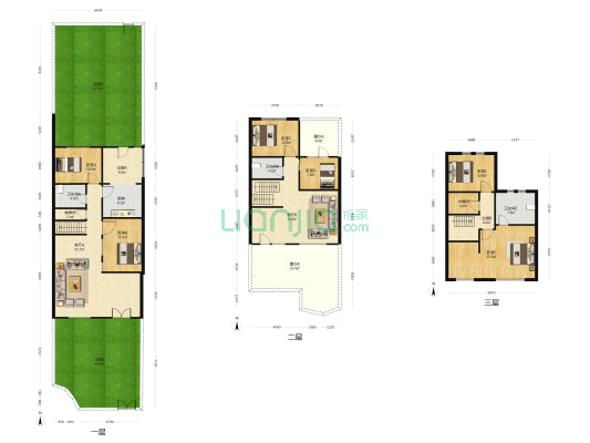 恬园别墅 6室2厅3卫 210平方