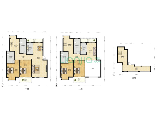 鸿源生态新城 4室2厅4卫 290平方