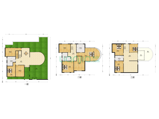 尚湖花园别墅 6室1厅4卫 373平方