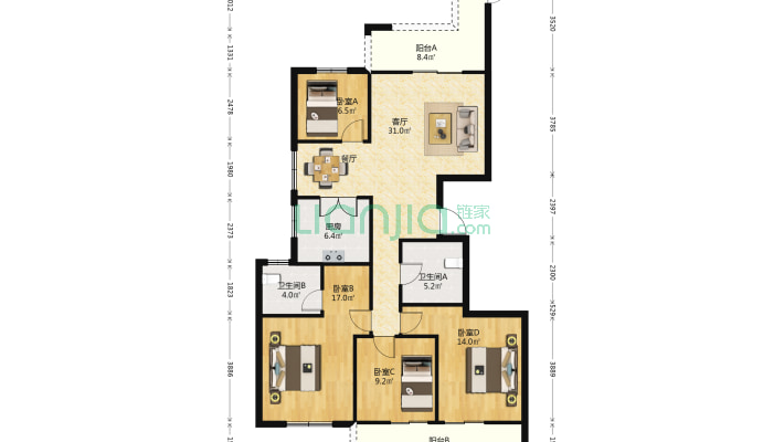 千面山安置房二手房实景图