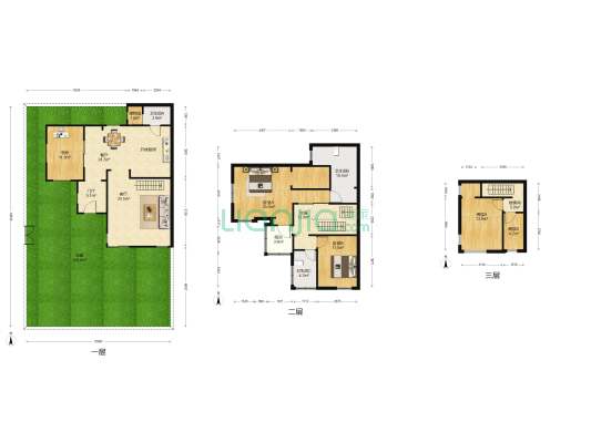阿卡迪亚四区 3室2厅3卫 161平方