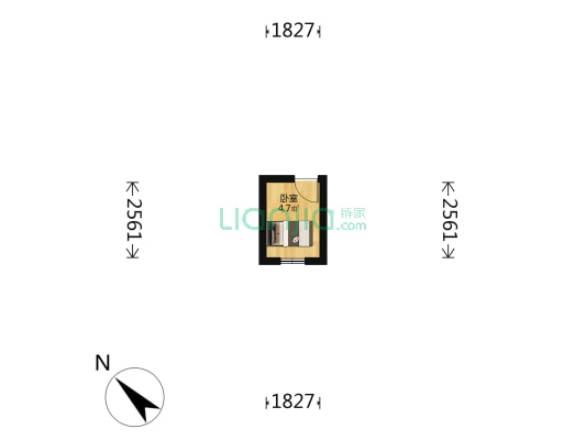 林泉里 1室0厅0卫 4平方