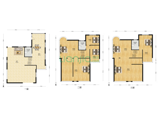富豪花园 7室2厅3卫 387平方