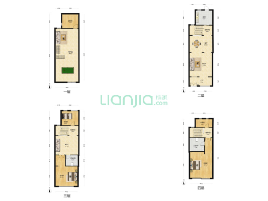 毕加索小镇(一期)(别墅) 3室3厅2卫 242平方