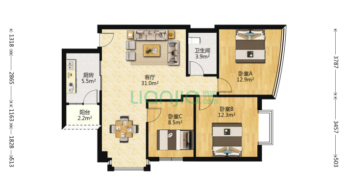 明珠星苑二手房实景图