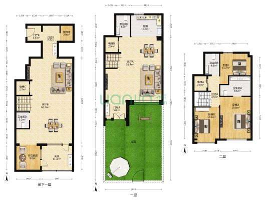 和锦薇棠 4室2厅4卫 285平方
