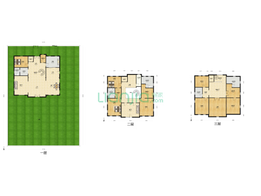 乔爱别墅 6室4厅6卫 300平方