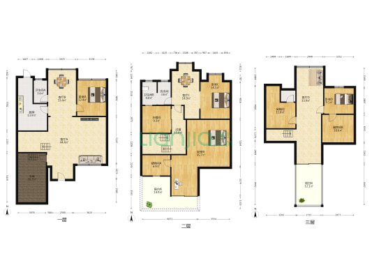 湘龙家园 4室4厅4卫 246平方
