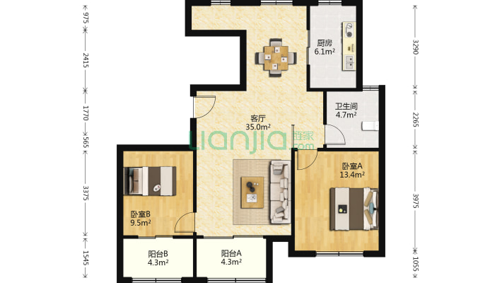 福新苑二手房实景图